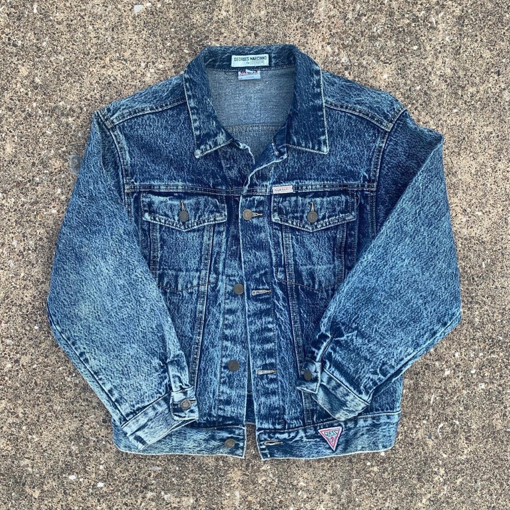 Vintage 80s Guess jean jacket.